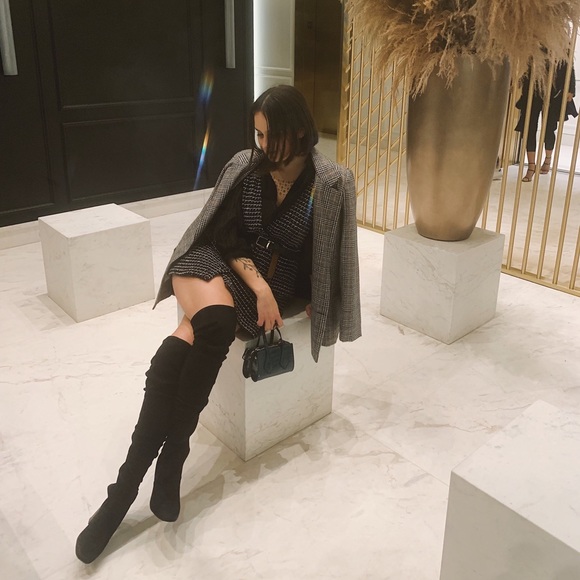 Vintage plaid blazer - Picture 3 of 3